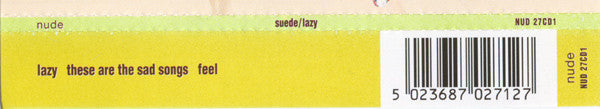 Suede : Lazy (CD, Single, CD1)