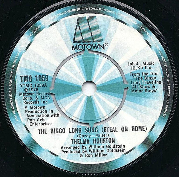 Thelma Houston : The Bingo Long Song (Steal On Home) (7", Single)