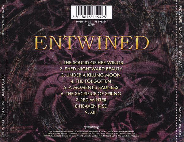 Entwined : Dancing Under Glass (CD, Album)