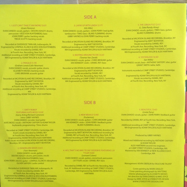 The Lemonheads : Varshons (LP, Album, Ltd, RE, Yel)