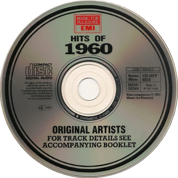 Various : Hits Of 1960 (CD, Comp)
