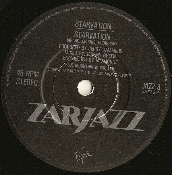 Starvation / Tam Tam Pour L'Éthiopie : Starvation / Tam Tam Pour L'Éthiopie (7", Single)