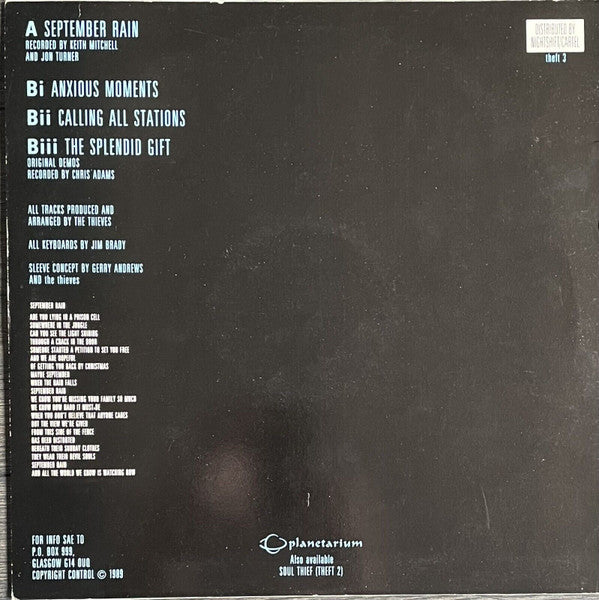 The Thieves (3) : September Rain (12", Single)