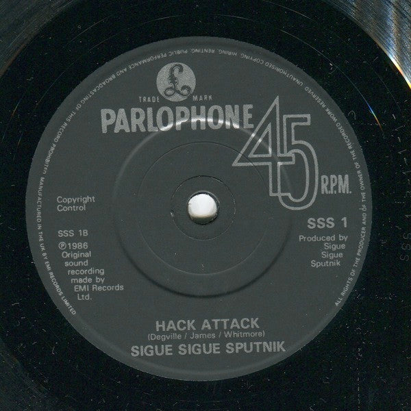 Sigue Sigue Sputnik : Love Missile F1-11 (7", Single, Pap)