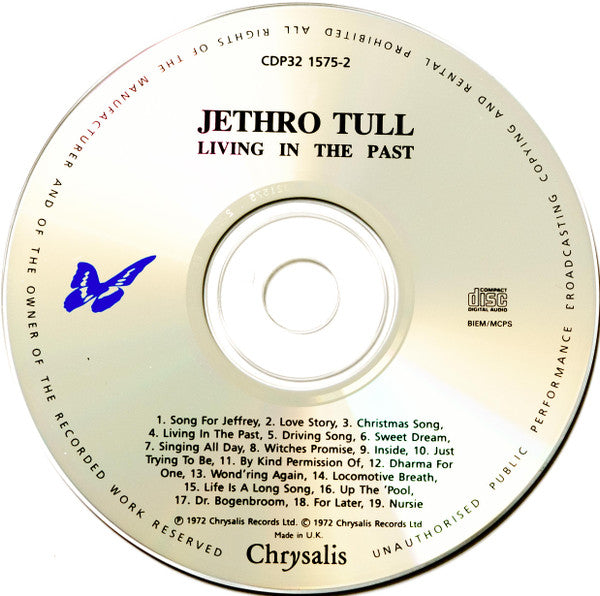 Jethro Tull : Living In The Past (CD, Comp, RE)