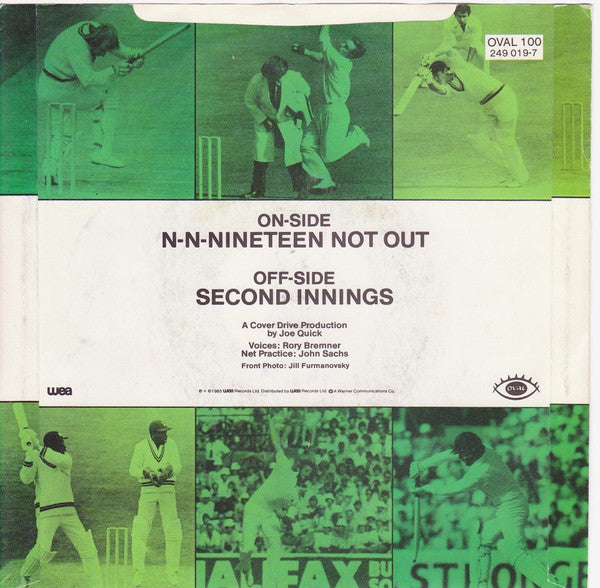 The Commentators : N-N-Nineteen Not Out (7", Single, Bla)