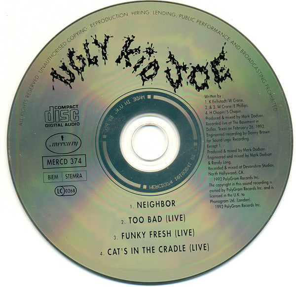 Ugly Kid Joe : Neighbor (CD, Single)