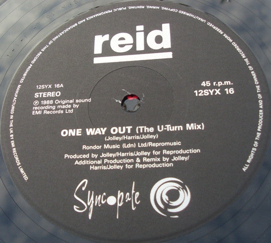Reid : One Way Out (Remix) (12")