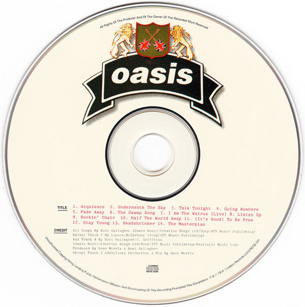 Oasis (2) : The Masterplan (CD, Comp)
