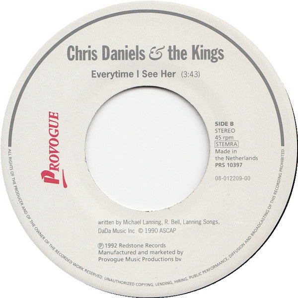 Chris Daniels & The Kings : An American Tragedy (7", Single)