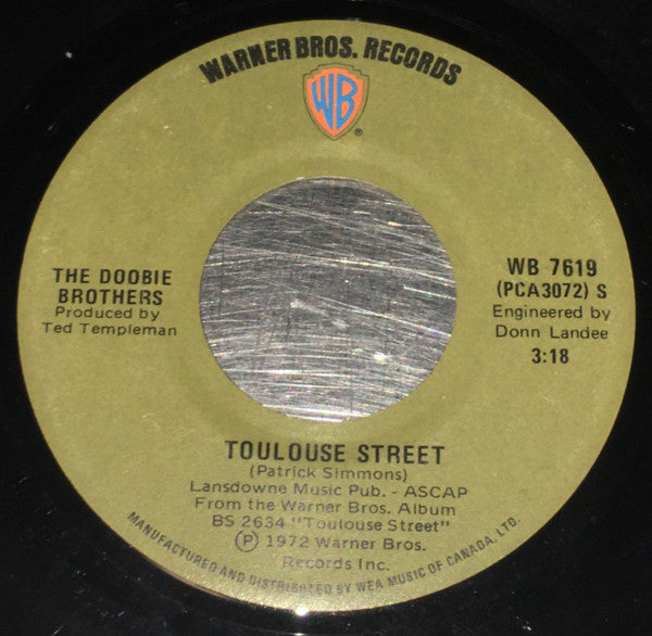 The Doobie Brothers : Listen To The Music (7", Single)