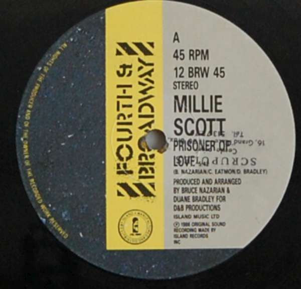 Millie Scott : Prisoner Of Love (12")