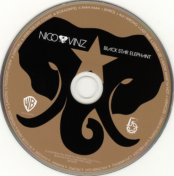 Nico & Vinz : Black Star Elephant (CD, Album)