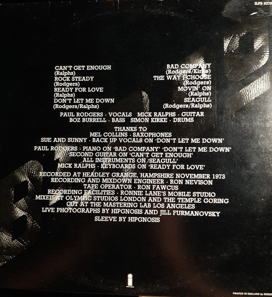 Bad Company (3) : Bad Company (LP, Album, RP, Gat)