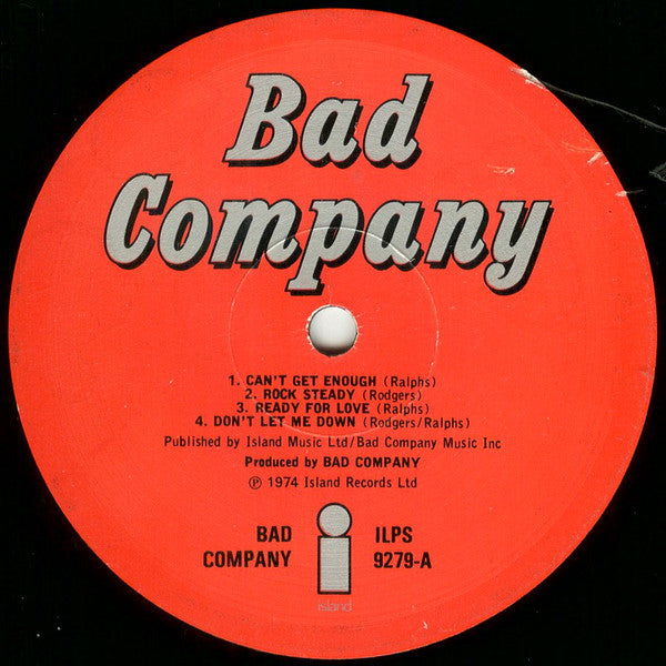 Bad Company (3) : Bad Company (LP, Album, RP, Gat)