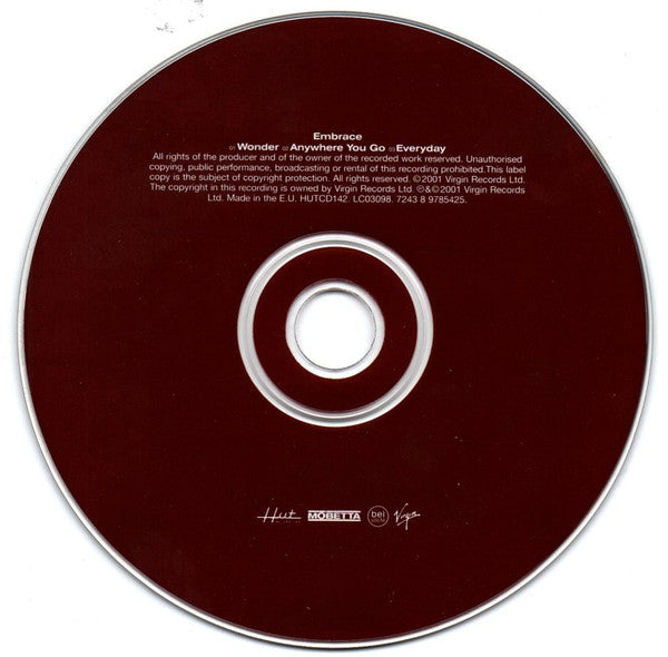 Embrace : Wonder (CD, Single, CD1)