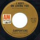 Carpenters : Close To You (They Long To Be)  (7", Single)