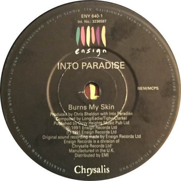 Into Paradise : Burns My Skin (7")