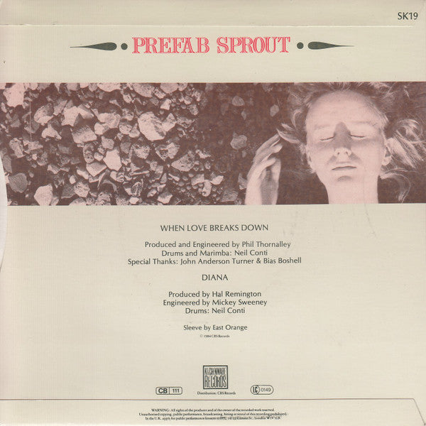 Prefab Sprout : When Love Breaks Down (7", Single)