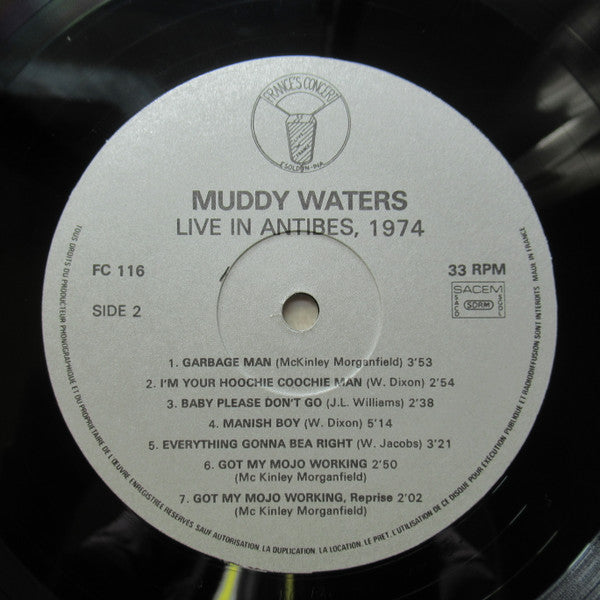 Muddy Waters : Live In Antibes, 1974 (LP, Album)