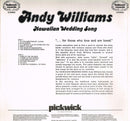 Andy Williams : Hawaiian Wedding Song (LP, Album, RE)