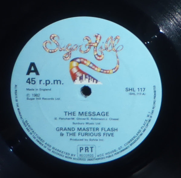 Grandmaster Flash & The Furious Five : The Message (12")
