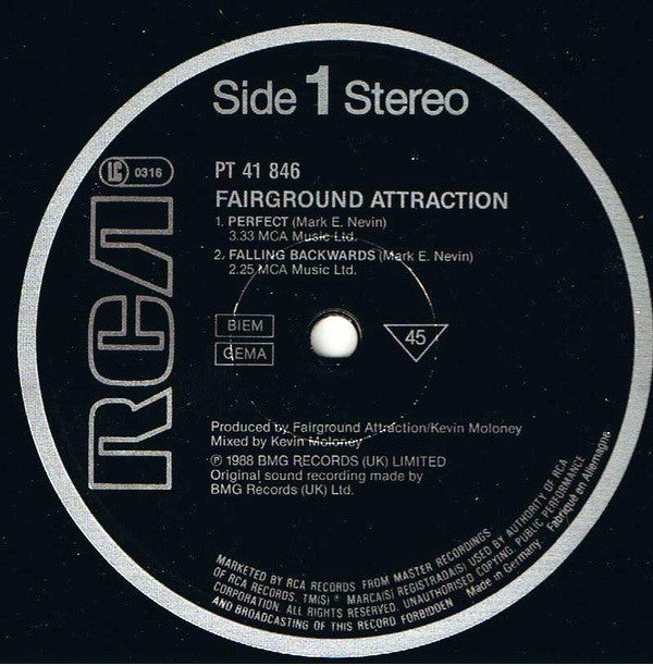 Fairground Attraction : Perfect (12", Maxi)