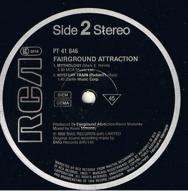 Fairground Attraction : Perfect (12", Maxi)