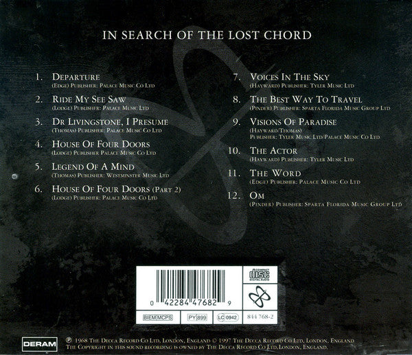 The Moody Blues : In Search Of The Lost Chord (CD, Album, RE, RM, Dis)