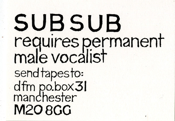 Sub Sub With Tricky : Smoking Beagles (12")