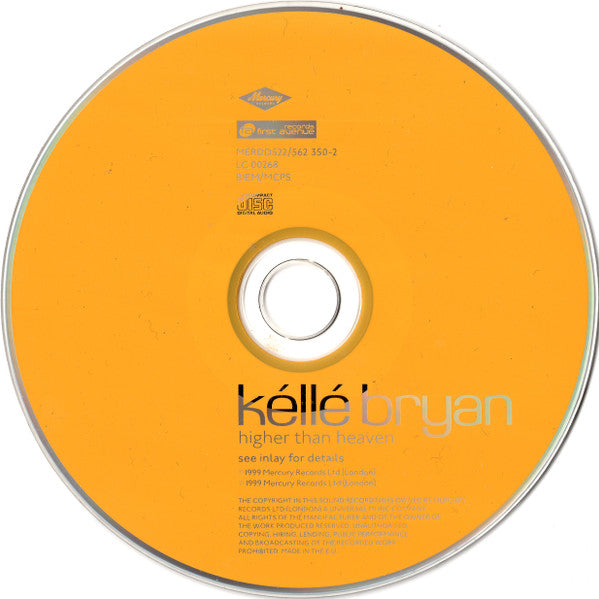 Kéllé Bryan : Higher Than Heaven (CD, Single, Enh, CD2)