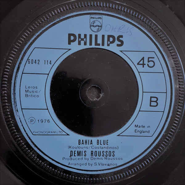 Demis Roussos : Can't Say How Much I Love You (7", Single)