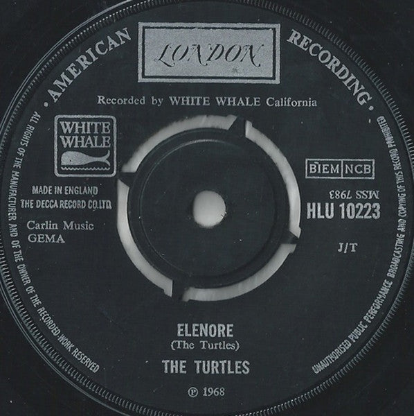 The Turtles : Elenore (7", Single)