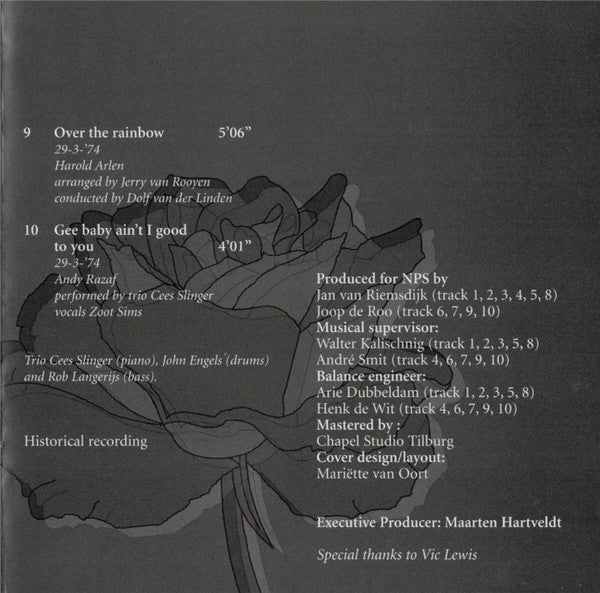 Zoot Sims, Metropole Orchestra : Only A Rose (CD, Comp)