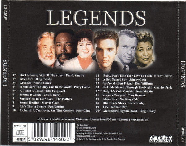 Various : Legends (CD, Comp)