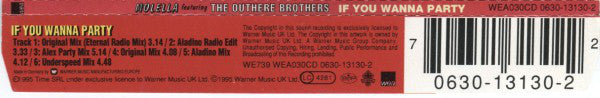 Molella Featuring The Outhere Brothers : If You Wanna Party (CD, Single)