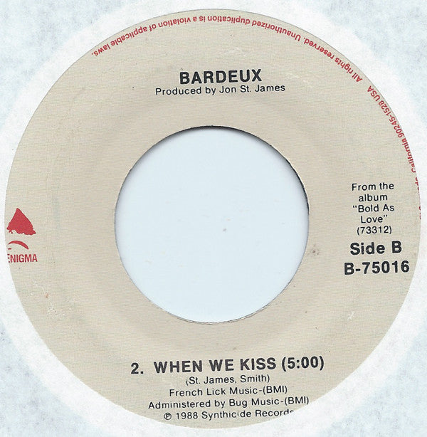 Bardeux : Magic Carpet Ride / When We Kiss (7", Single)