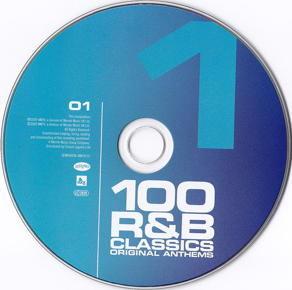 Various : 100 R&B Classics (Original Anthems) (5xCD, Comp + Box)