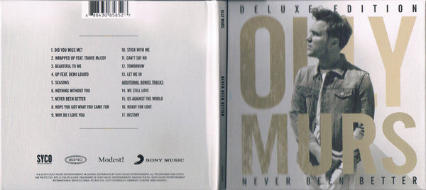 Olly Murs : Never Been Better (CD, Album, Dlx, Har)