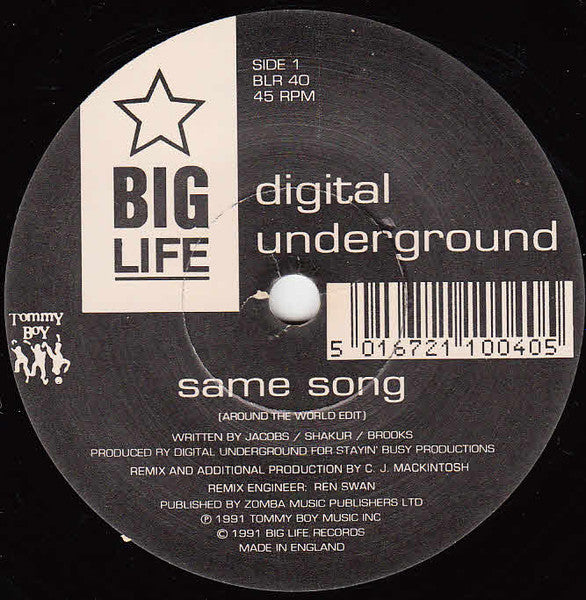 Digital Underground : Same Song (7")