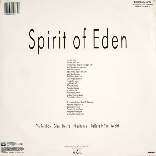 Talk Talk : Spirit Of Eden (LP, Album)