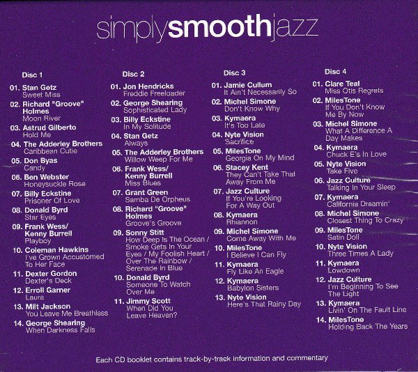Various : Simply Smooth Jazz (4 CD's Of Essential Smooth Jazz) (4xCD, Comp + Box)