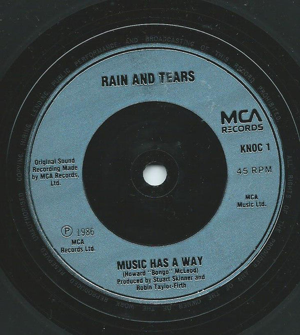 Rain & Tears : I Had A Friend (7", Single)