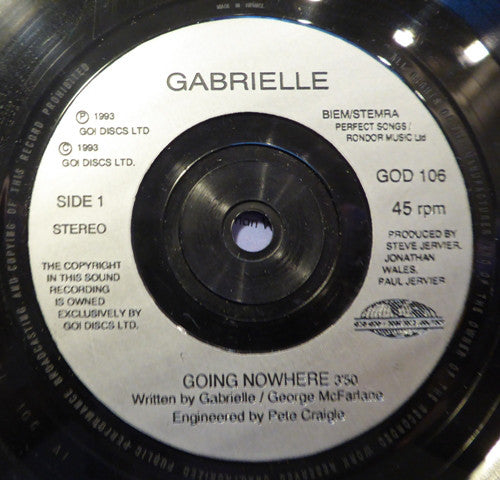 Gabrielle : Going Nowhere (7", Inj)