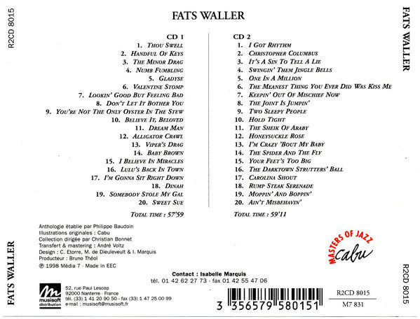 Fats Waller : Fats Waller (2xCD, Comp)