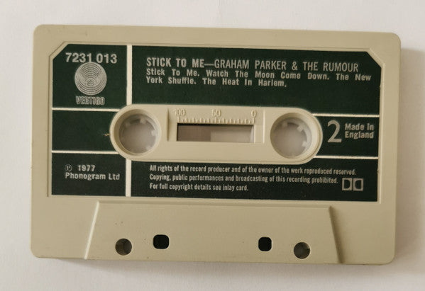 Graham Parker And The Rumour : Stick To Me (Cass, Album)