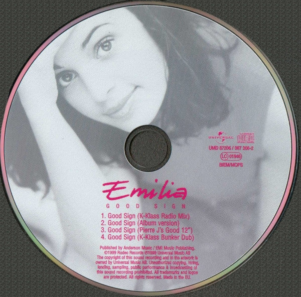 Emilia : Good Sign (CD, Maxi)