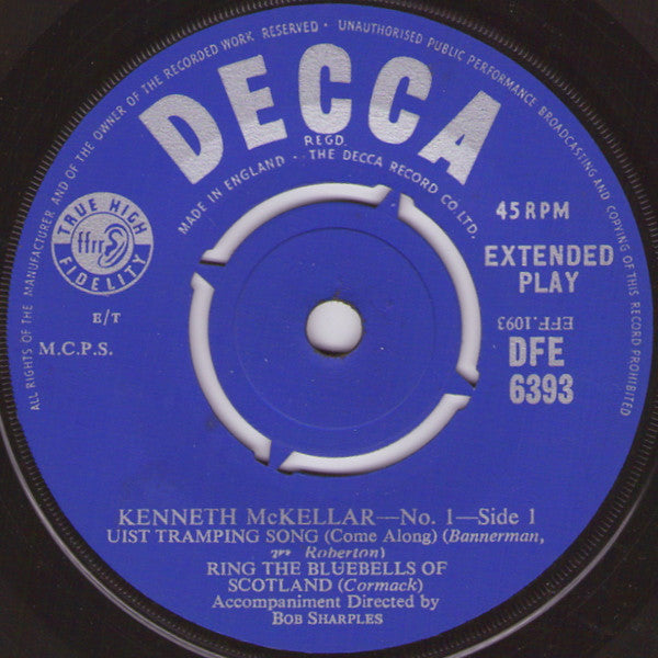 Kenneth McKellar : No. 1 (7", EP, RP)