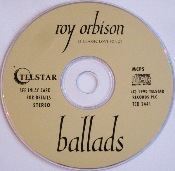 Roy Orbison : Ballads (22 Classic Love Songs) (CD, Comp)