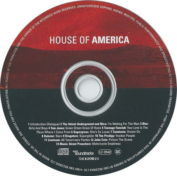 Various : House Of America (CD, Comp)